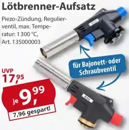 Sonderpreis Baumarkt Lötbrenner-Aufsatz Angebot