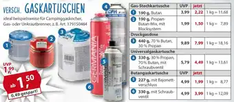 Sonderpreis Baumarkt Versch. Gaskartuschen Angebot