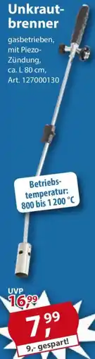 Sonderpreis Baumarkt Unkrautbrenner Angebot