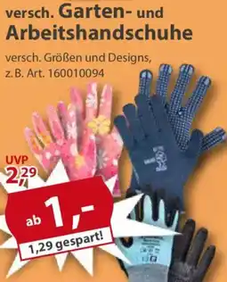 Sonderpreis Baumarkt versch. Garten- und Arbeitshandschuhe Angebot