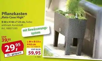 Sonderpreis Baumarkt Pflanzkasten ,,Rato Case High" Angebot