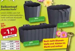 Sonderpreis Baumarkt Balkontopf ,,Boardee Hook" Angebot