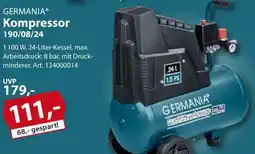 Sonderpreis Baumarkt GERMANIA Kompressor 190/08/24 Angebot