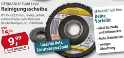 Sonderpreis Baumarkt GERMANIA Gold Linie Reinigungsscheibe Angebot