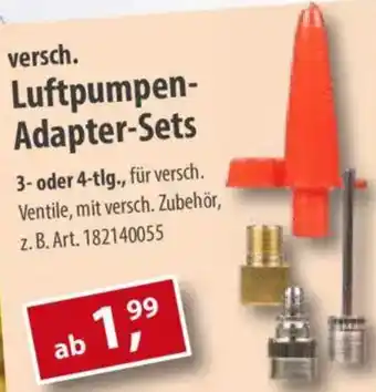 Sonderpreis Baumarkt Luftpumpen Adapter-Sets Angebot
