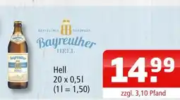Getränke Oase Bayreuther hell Angebot