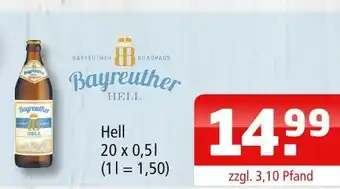 Getränke Oase Bayreuther hell Angebot