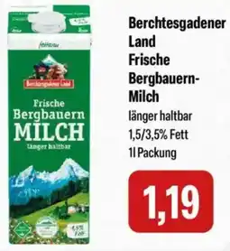 Feneberg Berchtesgadener Land Frische Bergbauern Milch Angebot