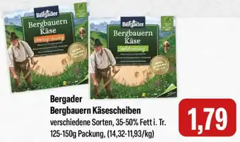 Feneberg Bergader Bergbauern Käsescheiben Angebot