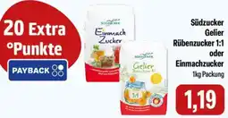 Feneberg Südzucker Gelier Rübenzucker 1:1 oder Einmachzucker Angebot