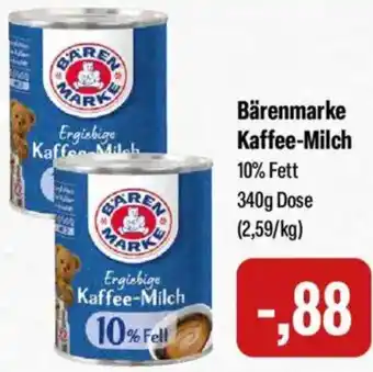 Feneberg Bärenmarke Kaffee-Milch Angebot