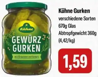 Feneberg Kühne Gurken Angebot