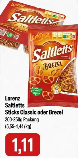 Feneberg Lorenz Saltletts Sticks Classic oder Brezel Angebot