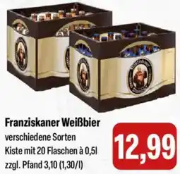 Feneberg Franziskaner Weißbier Angebot