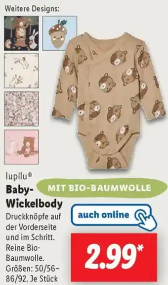 Lidl lupilu Baby Wickelbody Angebot