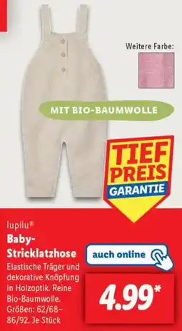 Lidl lupilu Baby Stricklatzhose Angebot