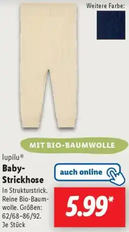 Lidl lupilu Baby Strickhose Angebot