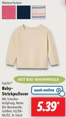 Lidl lupilu Baby Strickpullover Angebot