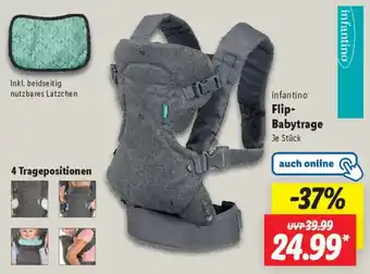 Lidl infantino Flip Babytrage Angebot