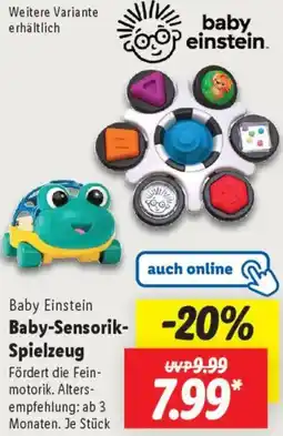 Lidl Baby Einstein Baby-Sensorik Spielzeug Angebot