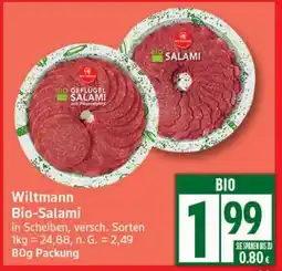 Elli Markt Wiltmann Bio-Salami Angebot