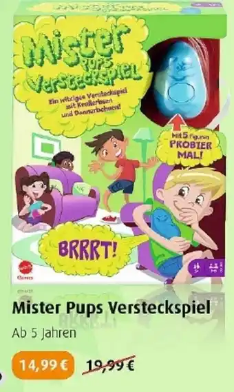 Hartfelder Spielzeug Mister Pups Versteckspiel Angebot