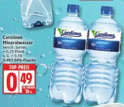 Elli Markt Carolinen Mineralwasser Angebot