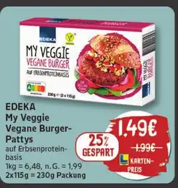 Elli Markt EDEKA My Veggie Vegane Burger- Pattys Angebot