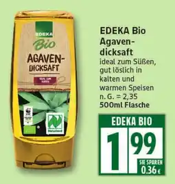 Elli Markt EDEKA Bio Agavendicksaft Angebot