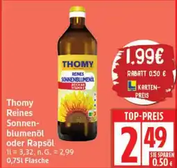 Elli Markt Thomy Reines Sonnenblumenöl oder Rapsöl Angebot