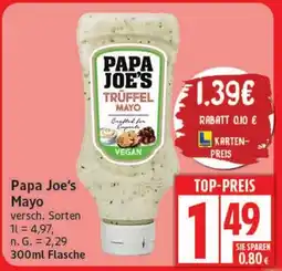 Elli Markt Papa Joe's Mayo Angebot