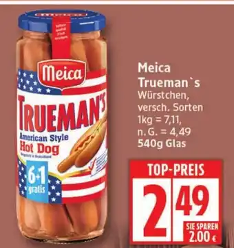 Elli Markt Meica Trueman's Würstchen Angebot