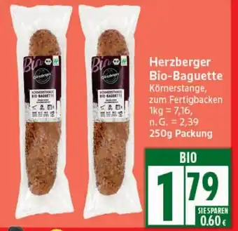 Elli Markt Herzberger Bio-Baguette Angebot