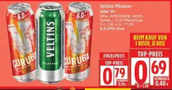Elli Markt Veltins Pilsener oder V+ Angebot