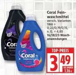 Elli Markt Coral Feinwaschmittel Angebot