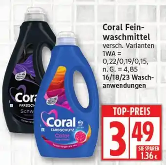 Elli Markt Coral Feinwaschmittel Angebot