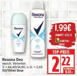 Elli Markt Rexona Deo Angebot