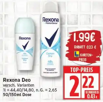 Elli Markt Rexona Deo Angebot