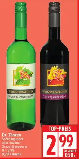 Elli Markt Dr. Zenzen Spätburgunder oder Silvaner Grauer Burgunder Angebot