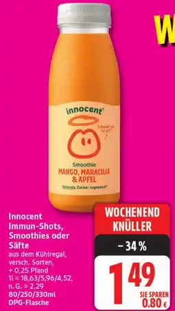 Elli Markt Innocent Immun-Shots, Smoothies oder Säfte Angebot