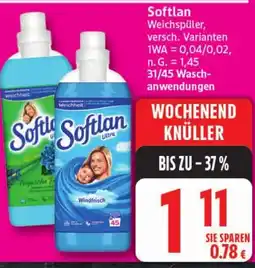 Elli Markt Softlan Weichspüler Angebot