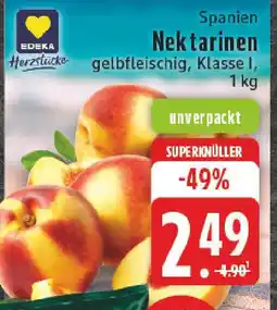 Edeka Spanien Nektarinen Angebot