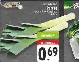 Edeka Deutschland Porree Angebot