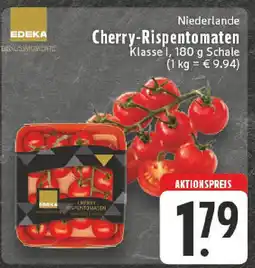 Edeka Niederlande Cherry-Rispentomaten Angebot