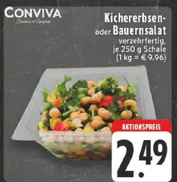 Edeka CONVIVA Kichererbsen- oder Bauernsalat Angebot