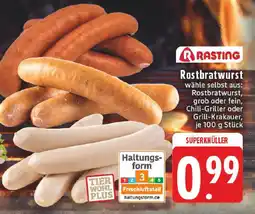 Edeka RASTING Rostbratwurst Angebot