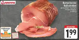 Edeka RASTING Kottenforster Rollschinken Angebot