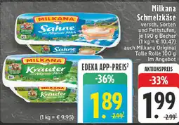 Edeka Milkana Schmelzkäse Angebot