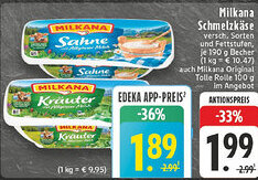 Edeka Milkana Schmelzkäse Angebot