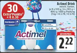 Edeka Actimel Drink Angebot